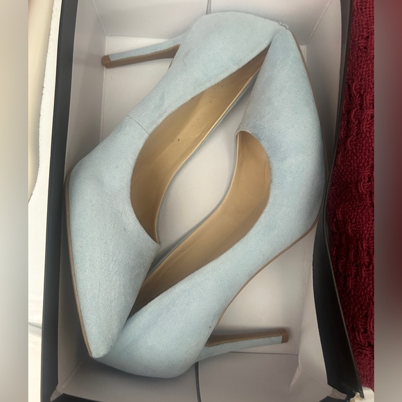 NWT Nine West Ezra suede pointed toe pump heel - Picture 2 of 4